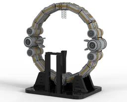 Eye of Sion with Display Stand for Thrawn's Chimaera MOD for 75394