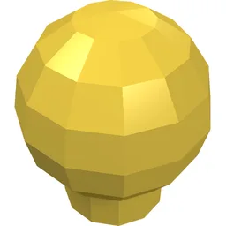 Decoration Ball / Orb / Sphere [Scala Finial] / Yellow