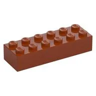 Brick 2 x 6 / Dark Orange
