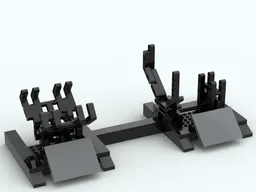Display Stand for the Apollo CSM and Lego Set 10266 Lunar Lander