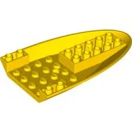 Aircraft Fuselage Curved Forward 6 x 10 Bottom / Yellow