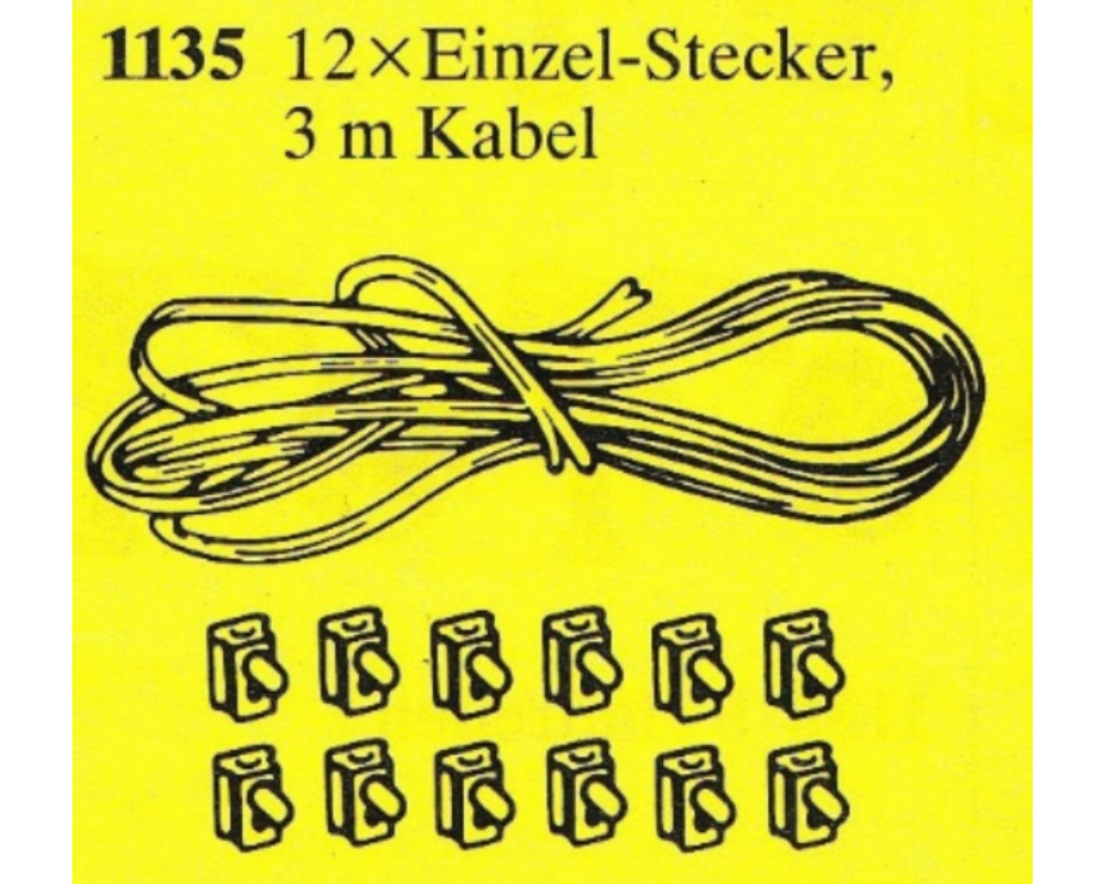 Lego Battery Cable Kit: 12 Connectors, 3m Cable