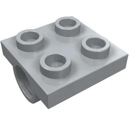Plate Special 2 x 2 with 2 Pin Holes / Light Bluish Gray