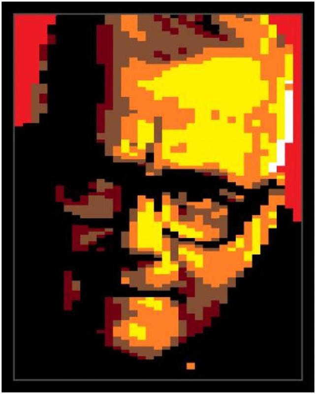 Lego CHRIS EVANS (UK TV PRESENTER) CELEBRITY PORTRAIT