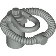 Minifig Neckwear Scuba Airtank, No Bar Holder / Light Gray