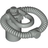 Lego Minifig Neckwear Scuba Airtank, No Bar Holder / Light Gray