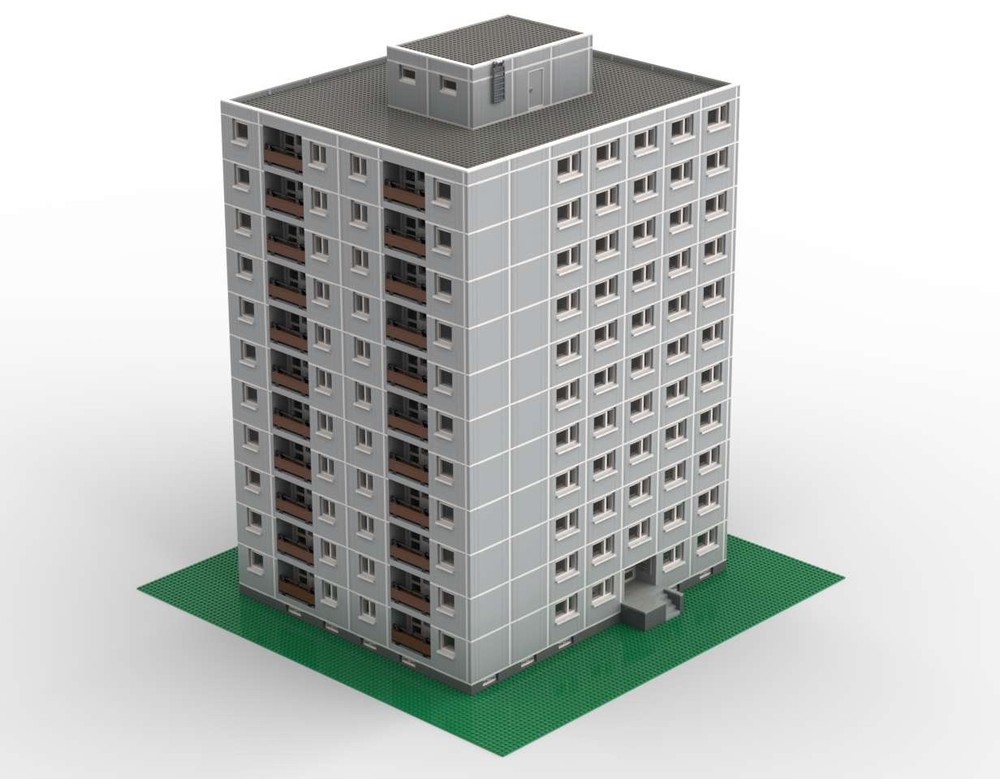 Lego Eastern European Panel Block Building