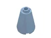 Cone 2 x 2 x 2, Open Stud / Bright Light Blue