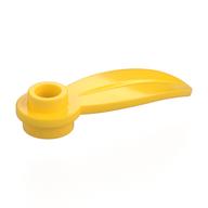 Lego Plant, Round 1 x 3 - 1 Leaf / Yellow