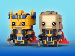 Thor Brickheadz LEGO MOC - Thor: Love and Thunder