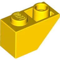 Brick Sloped Inverted 45° 2 x 1 / Yellow