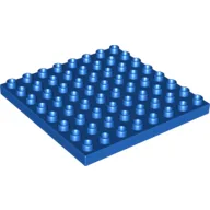 Duplo Plate 8 x 8 / Blue