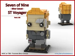 Seven of Nine (Silver Catsuit) - ST Voyager - Brickheadz