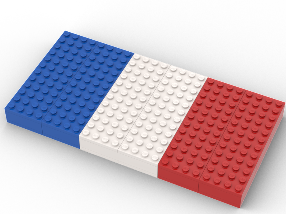 Lego France national flag
