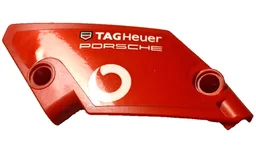 Technic, Panel Curved #60 5 x 7 Tapered Right with White 'PORSCHE', Vodafone and Tag Heuer Logos Pattern (Sticker) - Set 42137