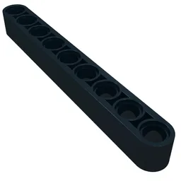 Technic Beam 1 x 9 Thick / Black