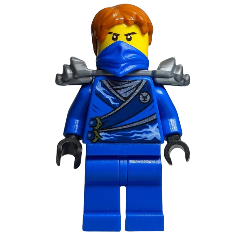 Lego Jay in Techno Robes Outfit with Shoulder Armor (Rebooted)