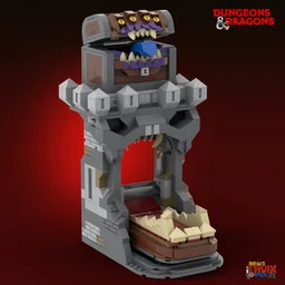 Mimic DnD Dice Tower