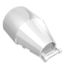 Windscreen 7 x 4 x 2 Round with Handle / Trans-Clear