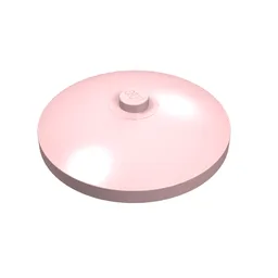 Dish 4 x 4 Inverted [Radar] / Light Pink