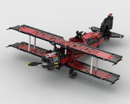 42082 Stampe SV-4 Biplane | LEGO Technic Vintage Aircraft Alternate Build