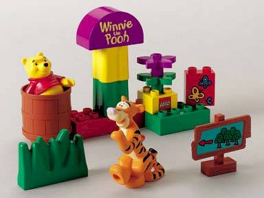Lego Pooh and Tigger Play Hide and Seek