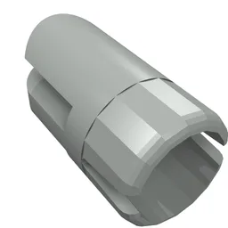 Arm Piece with Towball Socket, 3 Fingers / Light Gray
