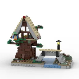 31093 Treehouse at the river bridge
