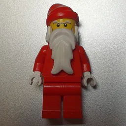 Santa, Plain Red, White Hands, White Eyebrows