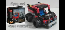 Flying Technic Car! From Just Lego: 42048. Video Instructions!