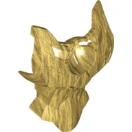 Large Figure Torso Cover, with Connector for Chi Orb (Zamor Sphere) / Pearl Gold