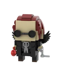 Good Omens Crowley brickheadz (updated)