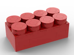 4x Lego 2x4 Brick