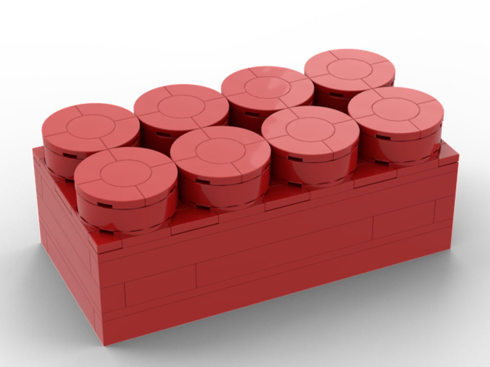 Lego 4x Lego 2x4 Brick