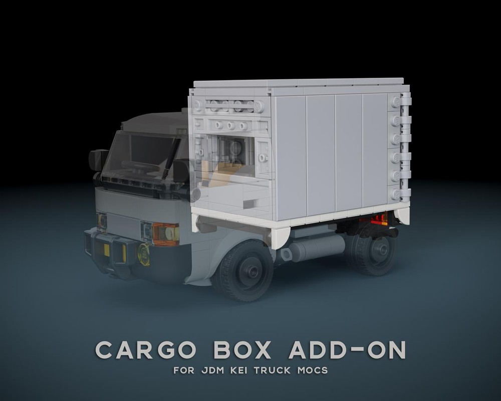 Lego Cargo Box Add-on for JDM Kei Truck