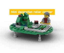 Super mini decoration roller coaster