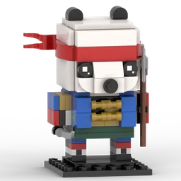 Panda Khan Brickheadz (Playmates Version)