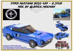 Ford Mustang Fastback - 1969 Boss 429 - 8 Stud (Blue)