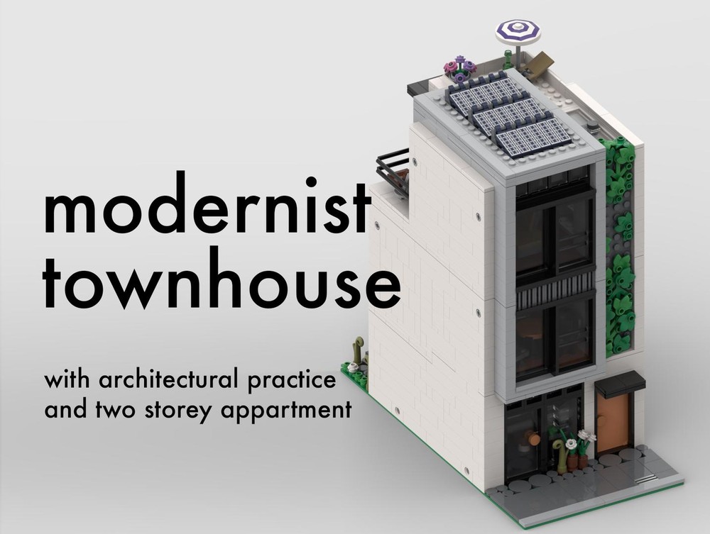 Lego Modernist Townhouse