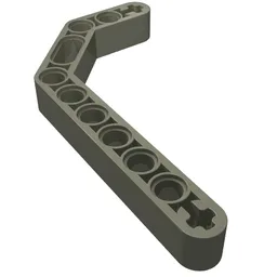 Technic Beam 1 x 11.5 Double Bent Thick / Dark Gray