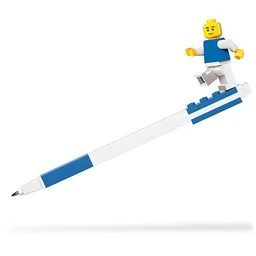 Gel Pen with Minifigure (Blue)
