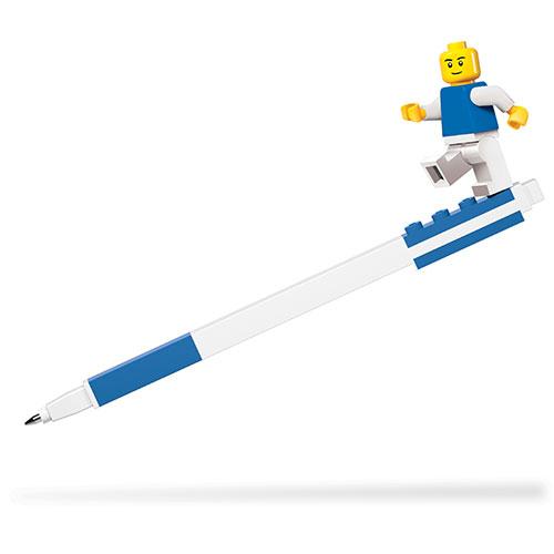 Lego Gel Pen with Minifigure (Blue)