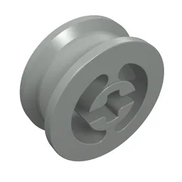Wheel with Split Axle hole / Light Gray