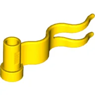 Flag 4 x 1 Wavy [First Wave Right] / Yellow