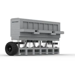 Inline 6 12 valve Lego Vacuum Engine