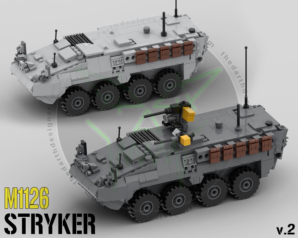 Lego M1126 STRYKER APC - 1:35 Scale (v2)