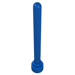 Antenna 1 x 4 with Rounded Top / Blue