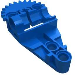 Technic Gearbox Half / Blue