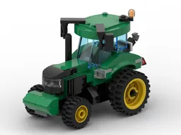 Modern Farm Series - Green Modern Farm Tractor inspired