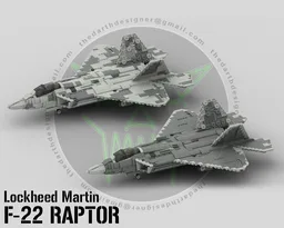 Lockheed Martin | F-22 RAPTOR - 1:35 Scale (v3)